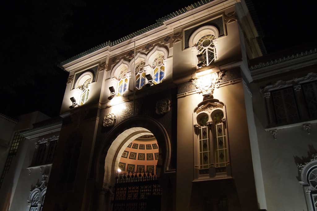 Museu Municipal de Faro in Portugal bei Nacht