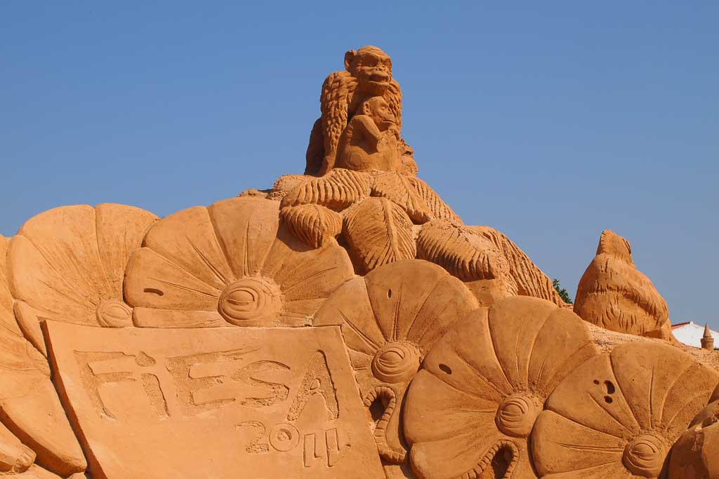 Sandskulpturen in Pera - Algarve