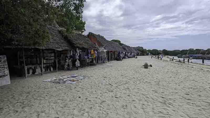 Sansibar - Restaurant & Shops auf Kwale Island