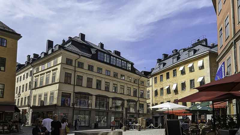 Historische Gebäude in Stockholm
