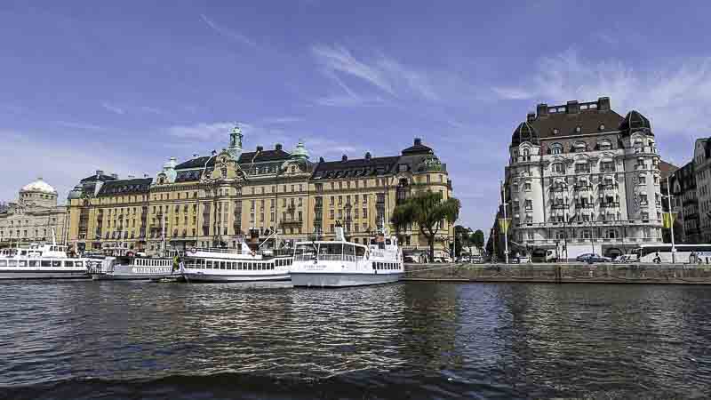 Historische Gebäude in Stockholm
